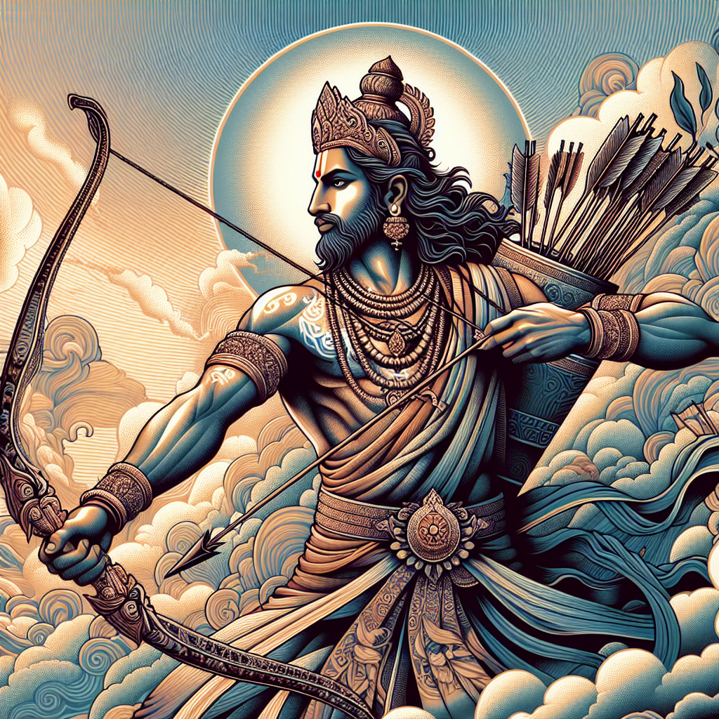 . The symbolism behind Lord Ram’s bow and arrow in his journey